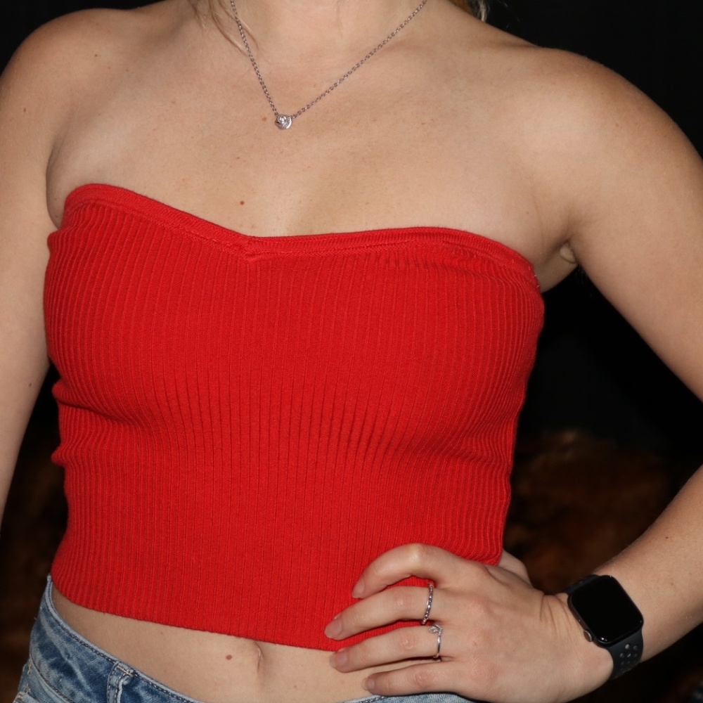 Red urban outfitters Tube top